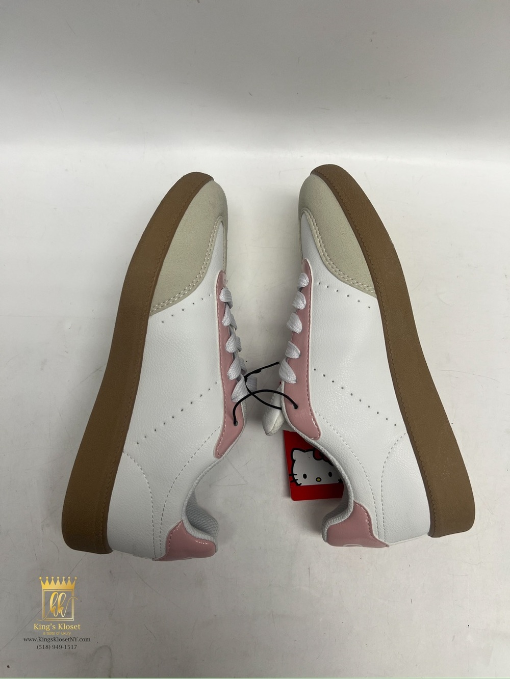 Hello Kitty Pink & White Low Top Sneakers - Picture 7 of 9